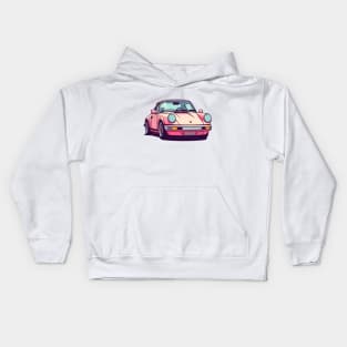 pink porsche Kids Hoodie